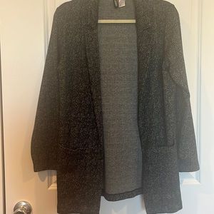 Divided soft open blazer, slightly over sized